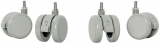 Set 4 roti pivotante Biroul ergonomic, Leitz Ergo Electric